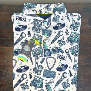 Birdie Boss Straight Outta Bounds Performance Polo Cyan NWT Men's XXL